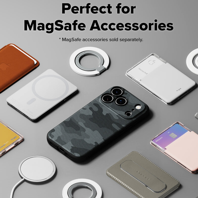 Husa iPhone 17 Pro Max Ringke Onyx MagSafe, camuflaj