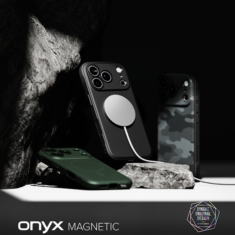Husa iPhone 17 Pro Max Ringke Onyx MagSafe, camuflaj