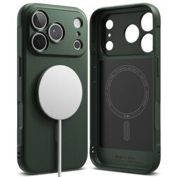 Husa iPhone 17 Pro Max Ringke Onyx MagSafe, verde