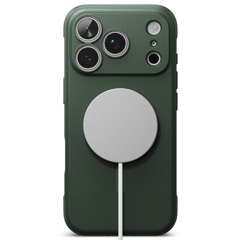 Husa iPhone 17 Pro Max Ringke Onyx MagSafe, verde