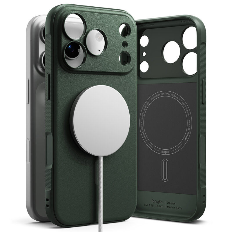 Husa iPhone 17 Pro Max Ringke Onyx MagSafe, verde