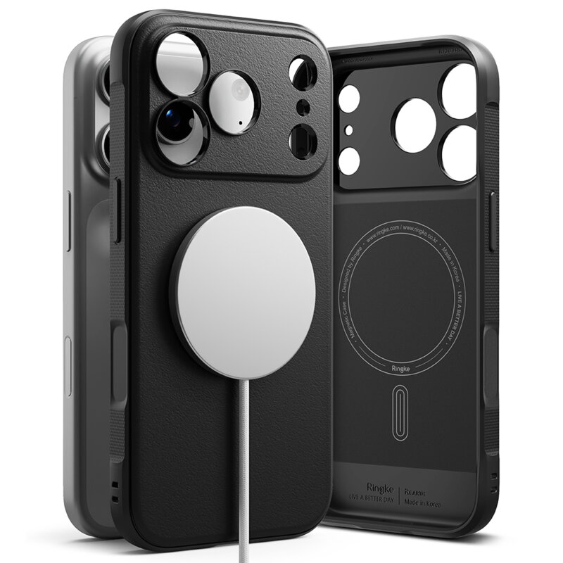 Husa iPhone 18 Pro Ringke Onyx MagSafe, negru