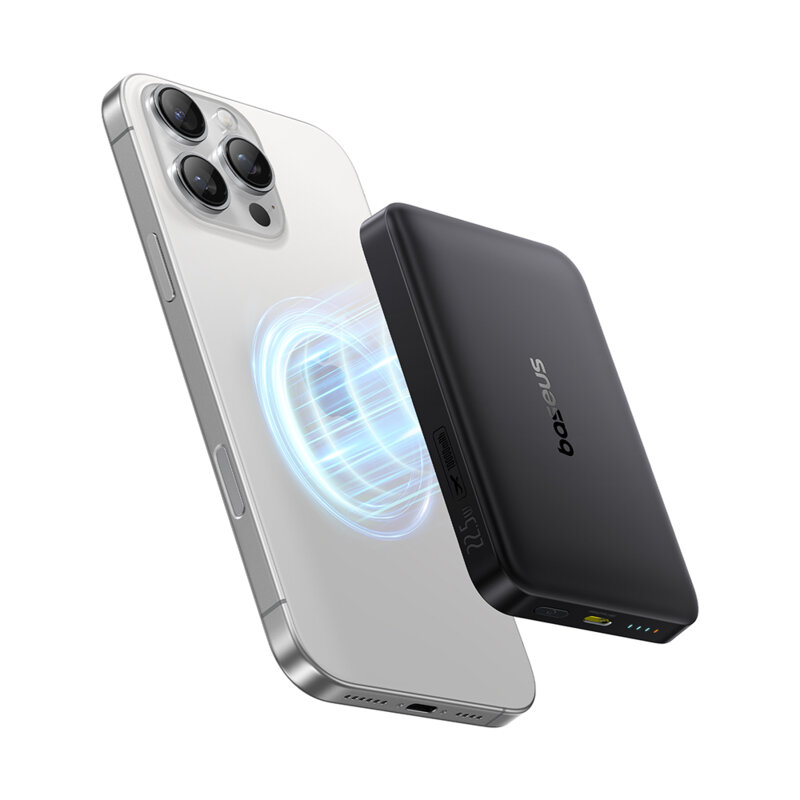 Baterie externa magnetica 10.000mAh, Baseus EnerFill FM12, E0028500