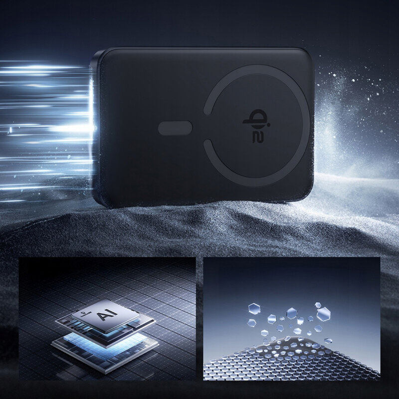 Baterie externa magnetica 10.000mAh, Baseus EnerFill FM12, E0028500