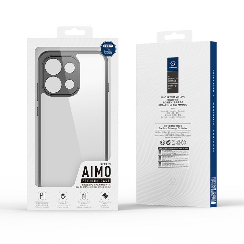 Husa Oppo Reno16 FS Dux Ducis Aimo, negru