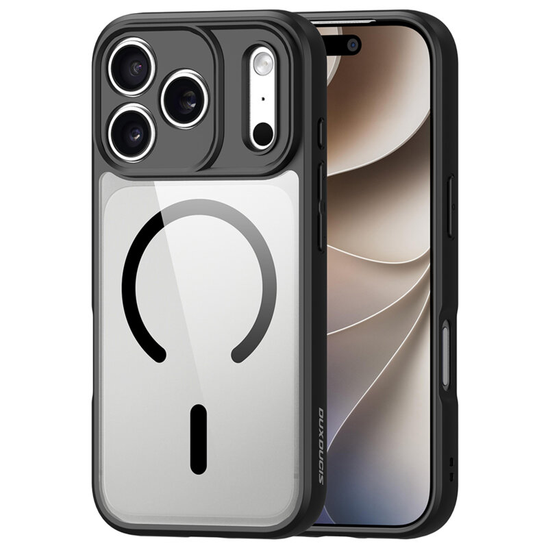 Husa iPhone 17 Pro Max Dux Ducis Aimo MagSafe, negru