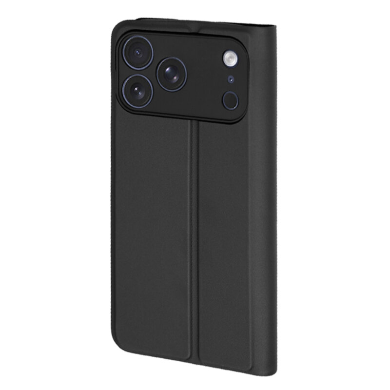 Husa iPhone 17 Pro Techsuit Magskin Book, negru