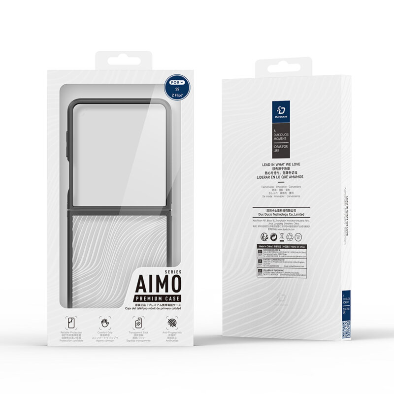 Husa Samsung Galaxy Z Flip7 Dux Ducis Aimo, negru