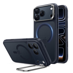 Husa iPhone 18 Pro ESR Classic Hybrid HaloLock Kickstand, bleumarin