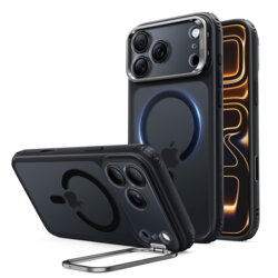 Husa iPhone 17 Pro Max ESR Classic Hybrid HaloLock Kickstand, negru frost