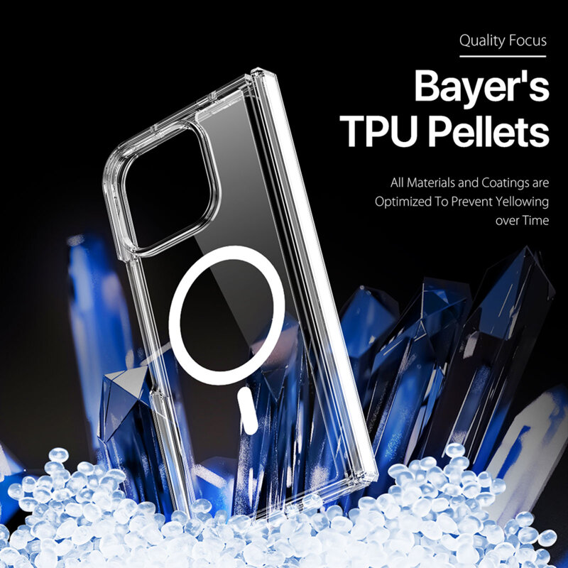 Husa Google Pixel 11 Pro Fold Dux Ducis Clin Magnetic Series, transparenta