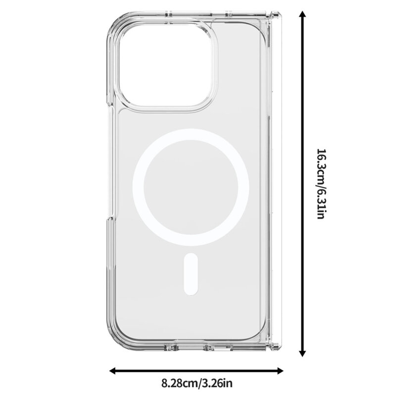 Husa Google Pixel 11 Pro Fold Dux Ducis Clin Magnetic Series, transparenta