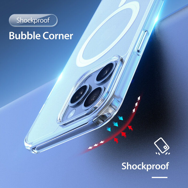 Husa iPhone 16 Pro Dux Ducis Clin MagSafe Series, transparenta