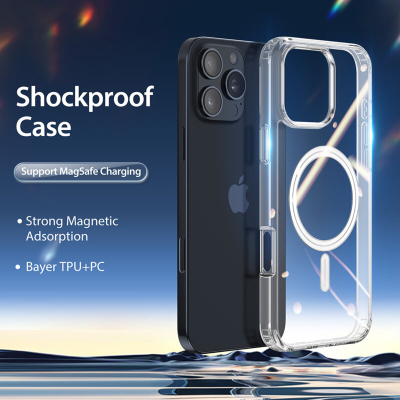 Husa iPhone 16 Pro Max Dux Ducis Clin MagSafe Series, transparenta