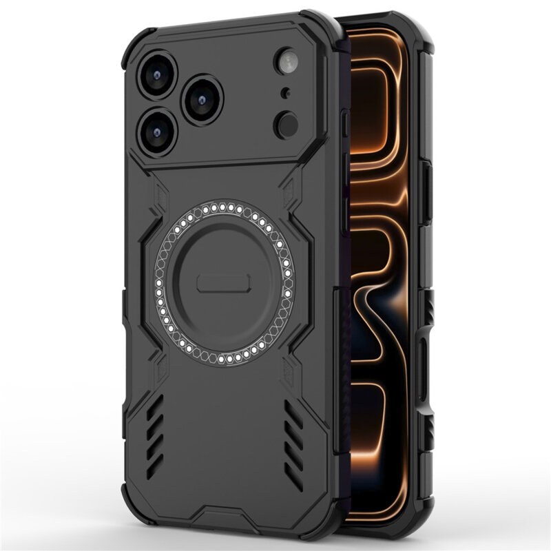 Husa iPhone 17 Pro Max Techsuit ArmorMag Case, negru