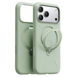 Husa iPhone 17 Pro Max Torras QPRO Silicone Series, verde