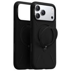 Husa iPhone 17 Pro Torras QPRO Silicone Series, negru