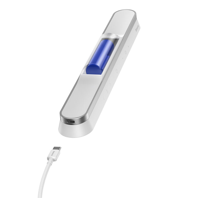 Lampa birou LED pentru citit cu suport magnetic Baseus DGXC-02, alb
