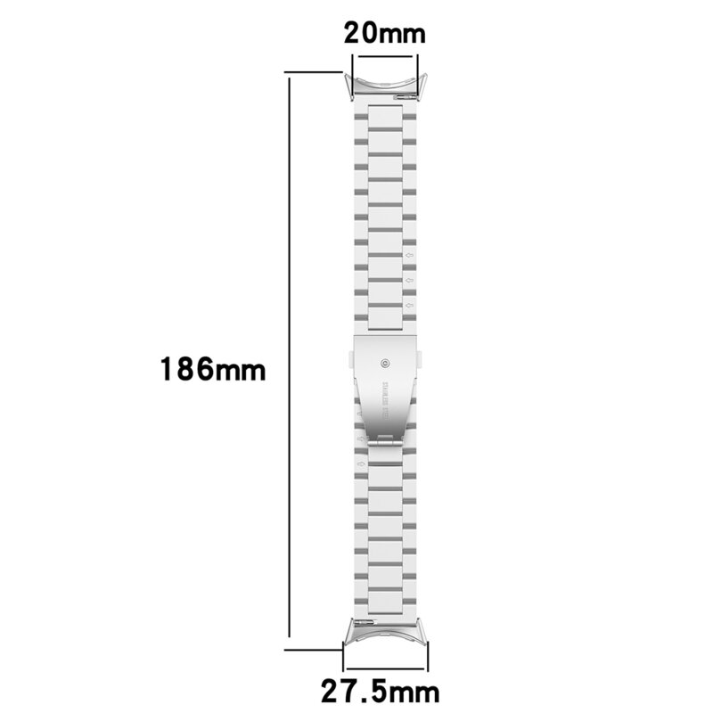 Curea Google Pixel Watch 5 45mm Techsuit, argintiu, W010