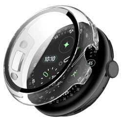 [Pachet 360°] Husa + folie Google Pixel Watch 5 41mm Techsuit Defense, transparenta