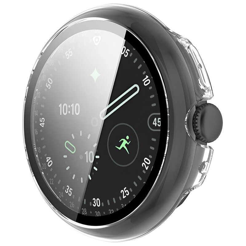 [Pachet 360°] Husa + folie Google Pixel Watch 5 41mm Techsuit Defense, transparenta