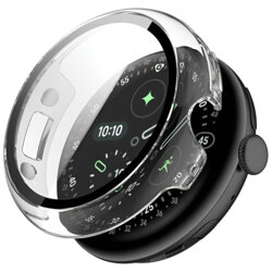 [Pachet 360°] Husa + folie Google Pixel Watch 5 45mm Techsuit Defense, transparenta