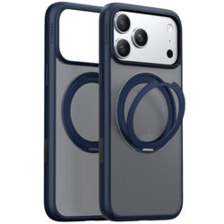 Husa iPhone 17 Pro Max Torras Ostand Pro MagSafe  Series, albastru