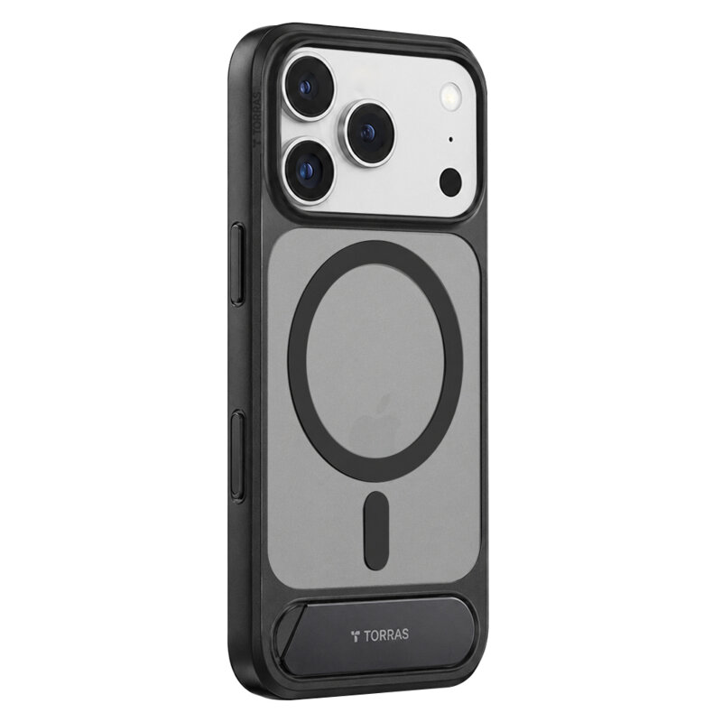 Husa iPhone 17 Pro Max Torras Pstand, negru