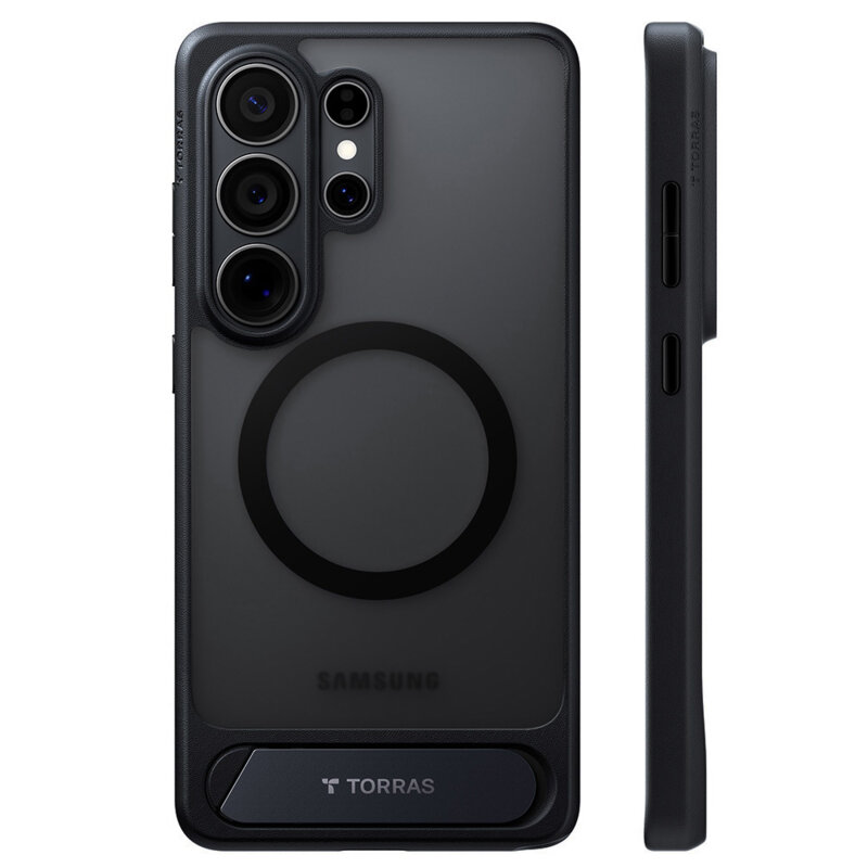 Husa Samsung Galaxy S26 Ultra Torras Pstand, negru