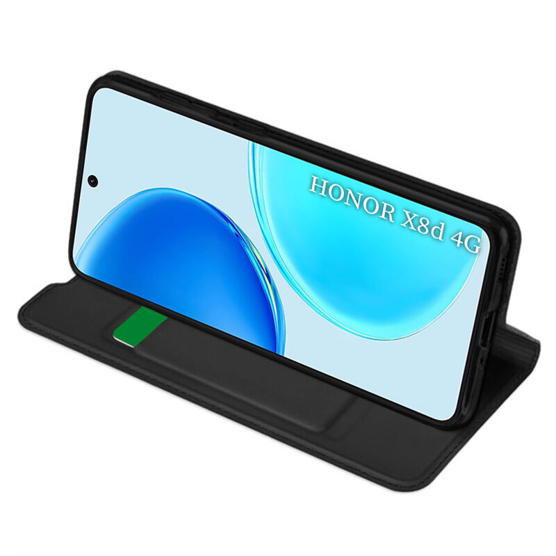 Husa Honor X8d Techsuit Magskin Book, negru