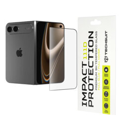 Folie sticla iPhone Ultra Techsuit 111D Full Glue Full Cover, negru