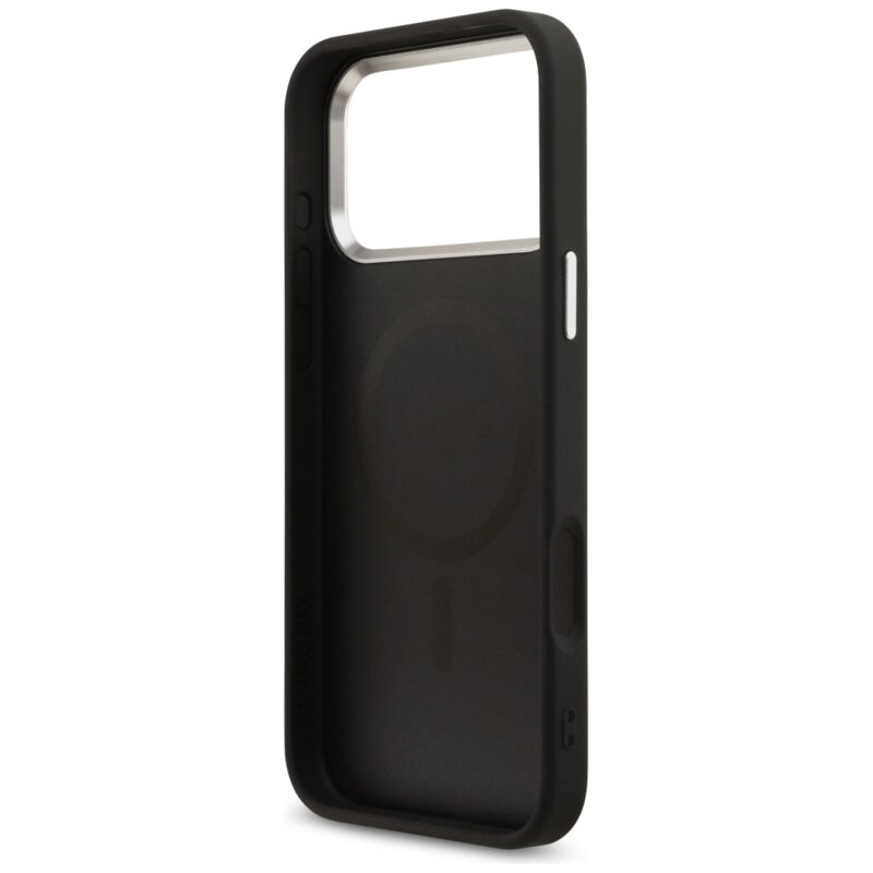 Husa originala Guess iPhone 18 Pro Max Hardcase 4G Triangle Logo MagSafe, negru, GUHMP18XP4TSRCMK