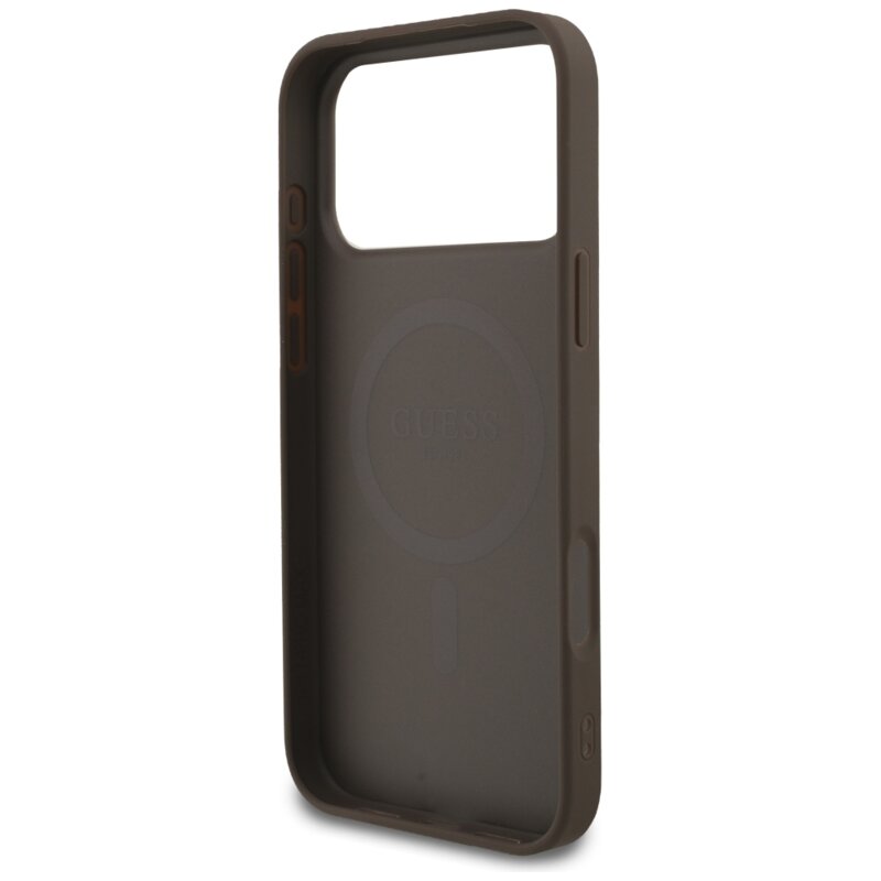 Husa originala Guess iPhone 18 Pro Max Hardcase 4G Small & Classic MagSafe, maro, GUHMP18XP4SM4MW