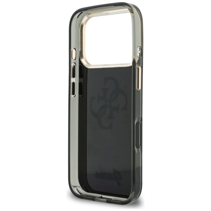 Husa Guess IML 4G Metal Script iPhone 18 Pro Max, negru, GUHCP18X5HC4MLSK