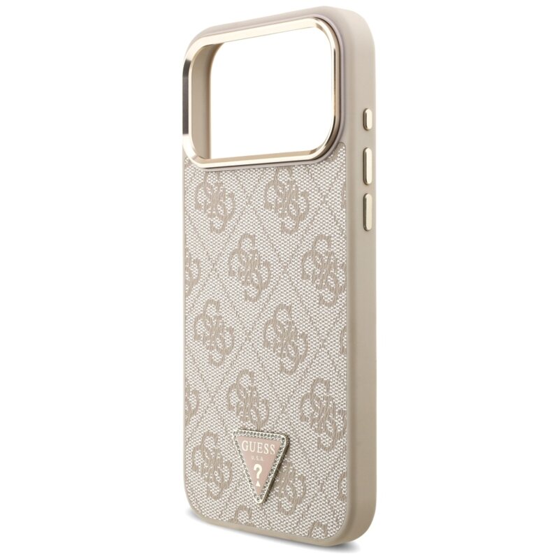 Husa originala Guess iPhone 18 Pro Max Hardcase 4G Triangle Logo MagSafe, roz, GUHMP18XP4GTDGMP