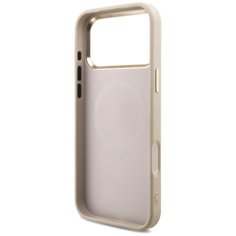 Husa originala Guess iPhone 18 Pro Max Hardcase 4G Triangle Logo MagSafe, roz, GUHMP18XP4GTDGMP