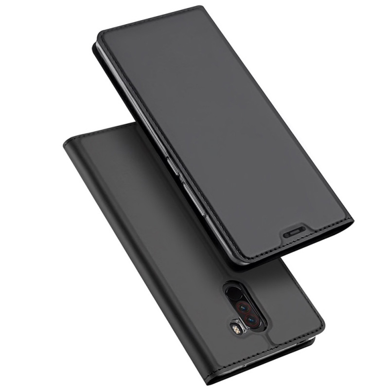 Husa Xiaomi Pocophone F1 Dux Ducis Flip Stand Book - Gri
