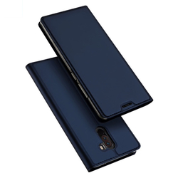Husa Xiaomi Pocophone F1 Dux Ducis Flip Stand Book - Albastru