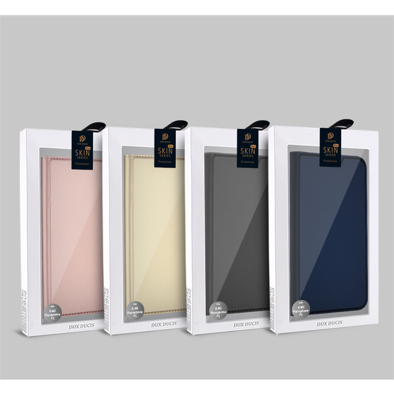 Husa Xiaomi Pocophone F1 Dux Ducis Flip Stand Book - Albastru