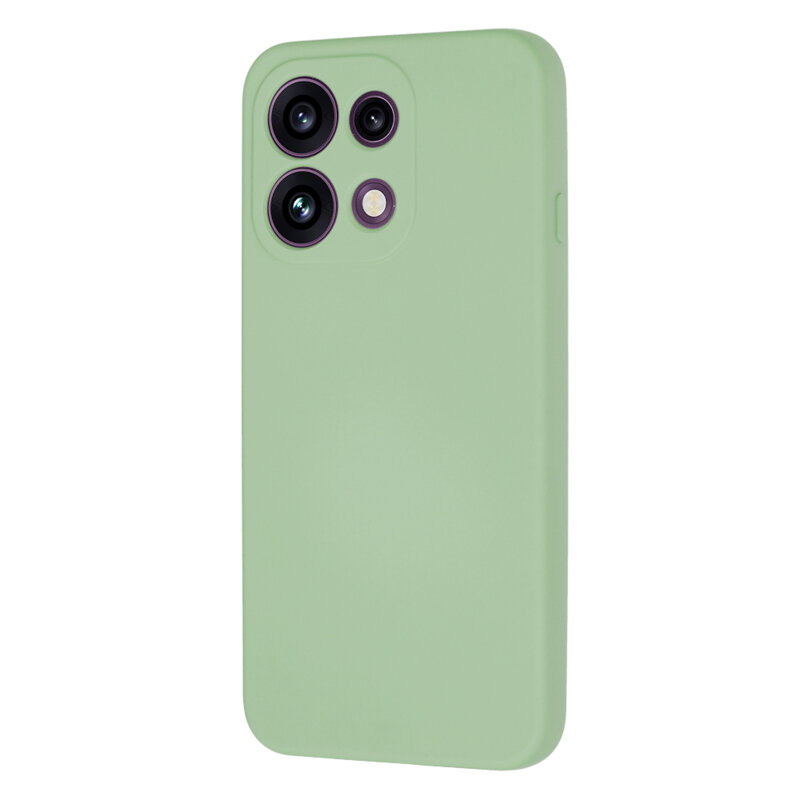 Husa silicon Oppo Reno16 FS Techsuit SoftFlex, verde deschis