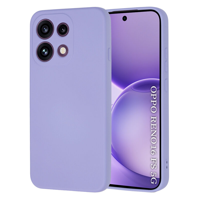Husa silicon Oppo Reno16 FS Techsuit SoftFlex, violet