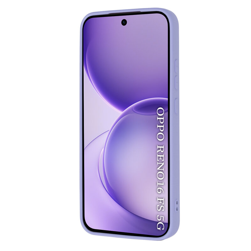 Husa silicon Oppo Reno16 FS Techsuit SoftFlex, violet