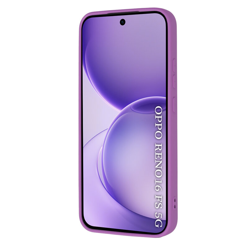 Husa silicon Oppo Reno16 FS Techsuit SoftFlex, mov