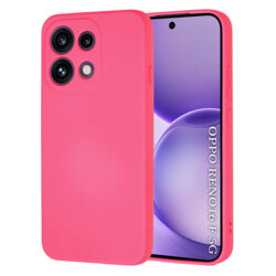 Husa silicon Oppo Reno16 F Techsuit SoftFlex, fucsia