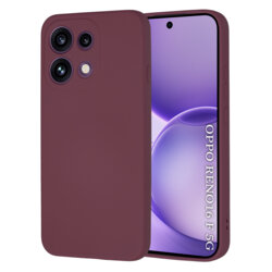Husa silicon Oppo Reno16 F Techsuit SoftFlex, bordo