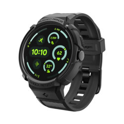 [Pachet husa + curea] Google Pixel Watch 4 41mm Spigen Rugged Armor Pro, negru