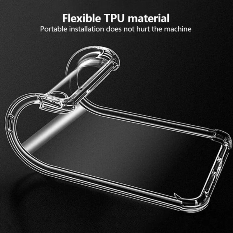 Husa Samsung Galaxy S25 FE Techsuit Shockproof Clear Silicone, transparenta