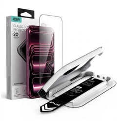 Folie sticla iPhone 17 Pro ESR Tempered Glass UltraFit Classic, transparenta