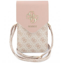 Geanta Guess dama pentru telefon, roz, GUWBPG4L4CNP