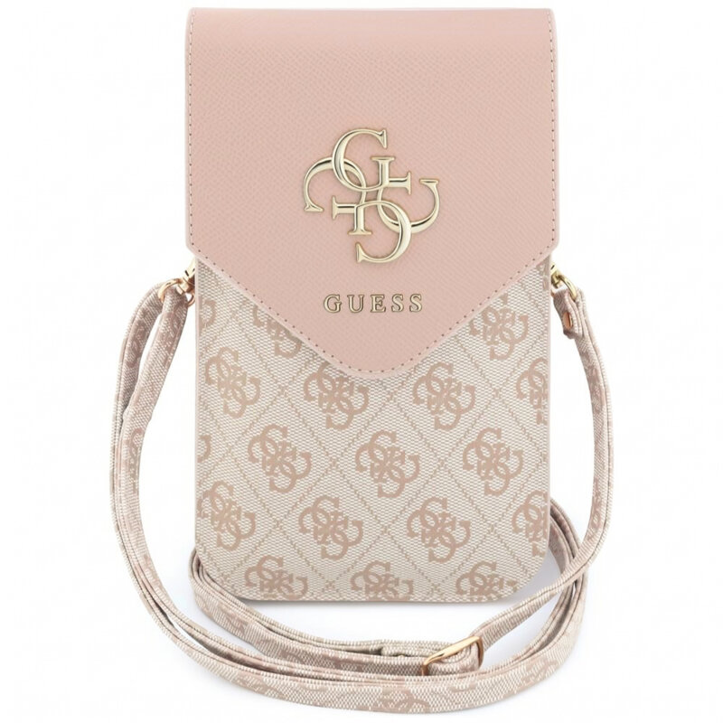Geanta Guess dama pentru telefon, roz, GUWBPG4L4CNP
